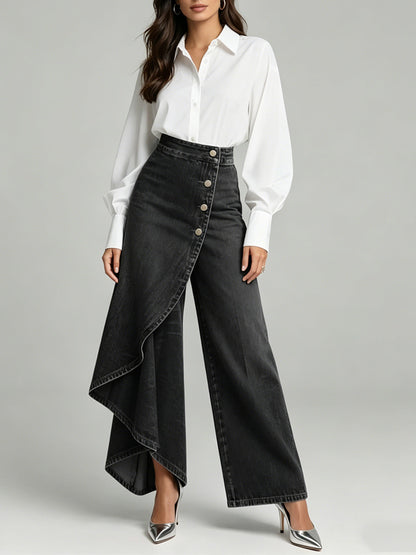 Esme Ruffled Jeans