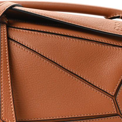 Calfskin Mini Puzzle Bag Tan