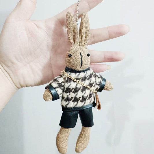 Cute Rabbit Plush Keychain