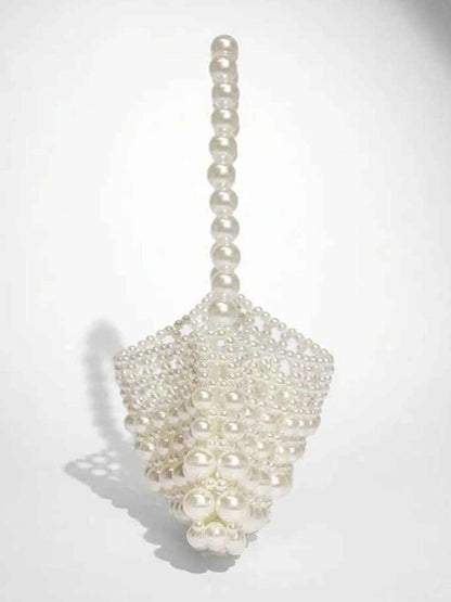 Ramona Pearl Beaded Shoulder Bag