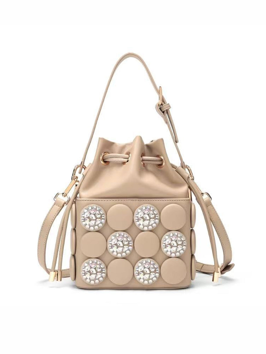 Persephone Retro-Button Cylindrical Bag