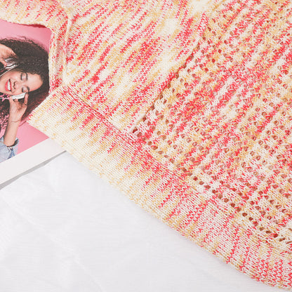 Crochet Tote Bag Hollow Mesh Shoulder Bag