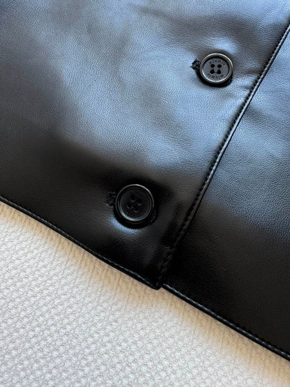 MIUMIU LEATHER VEST STYLE 726