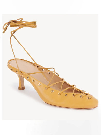Aniya Strappy Cut-out Ballet Sandals