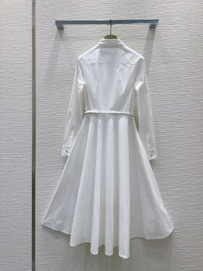 Gucci 2025 Shirt Dress White Cotton