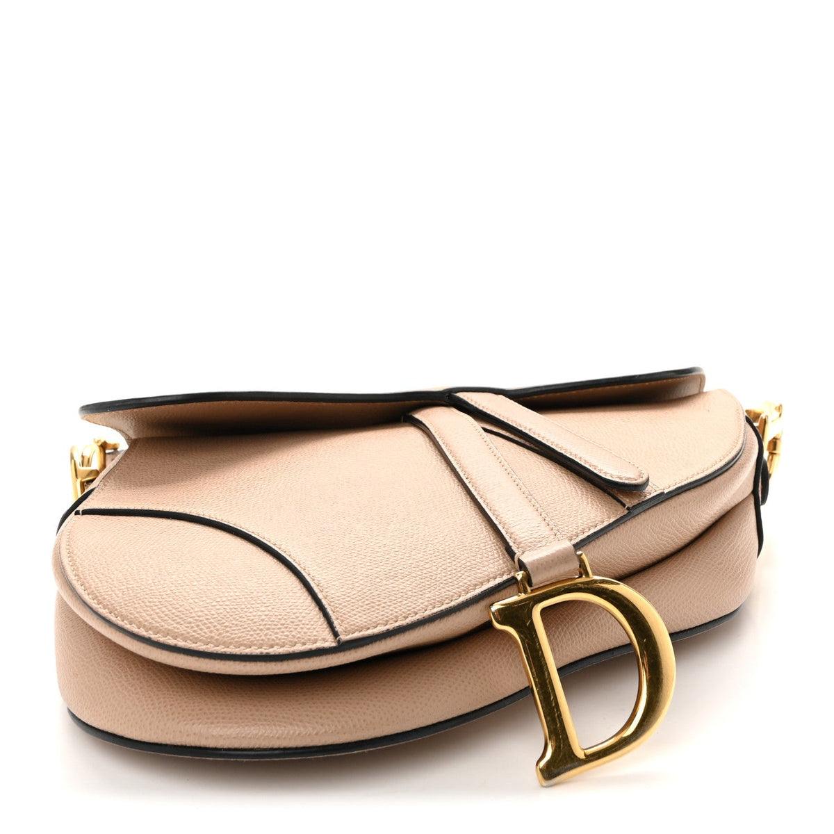 Grained Calfskin Saddle Bag Fard