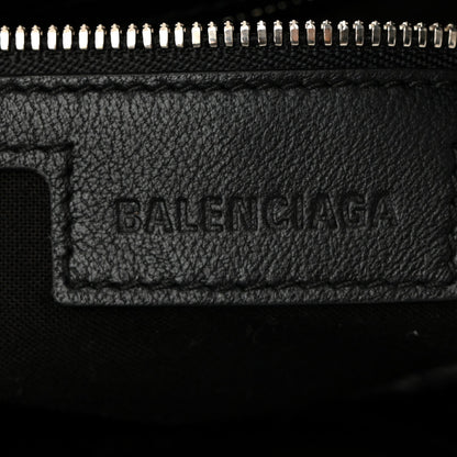 Agneau Classic Silver Hardware City Black