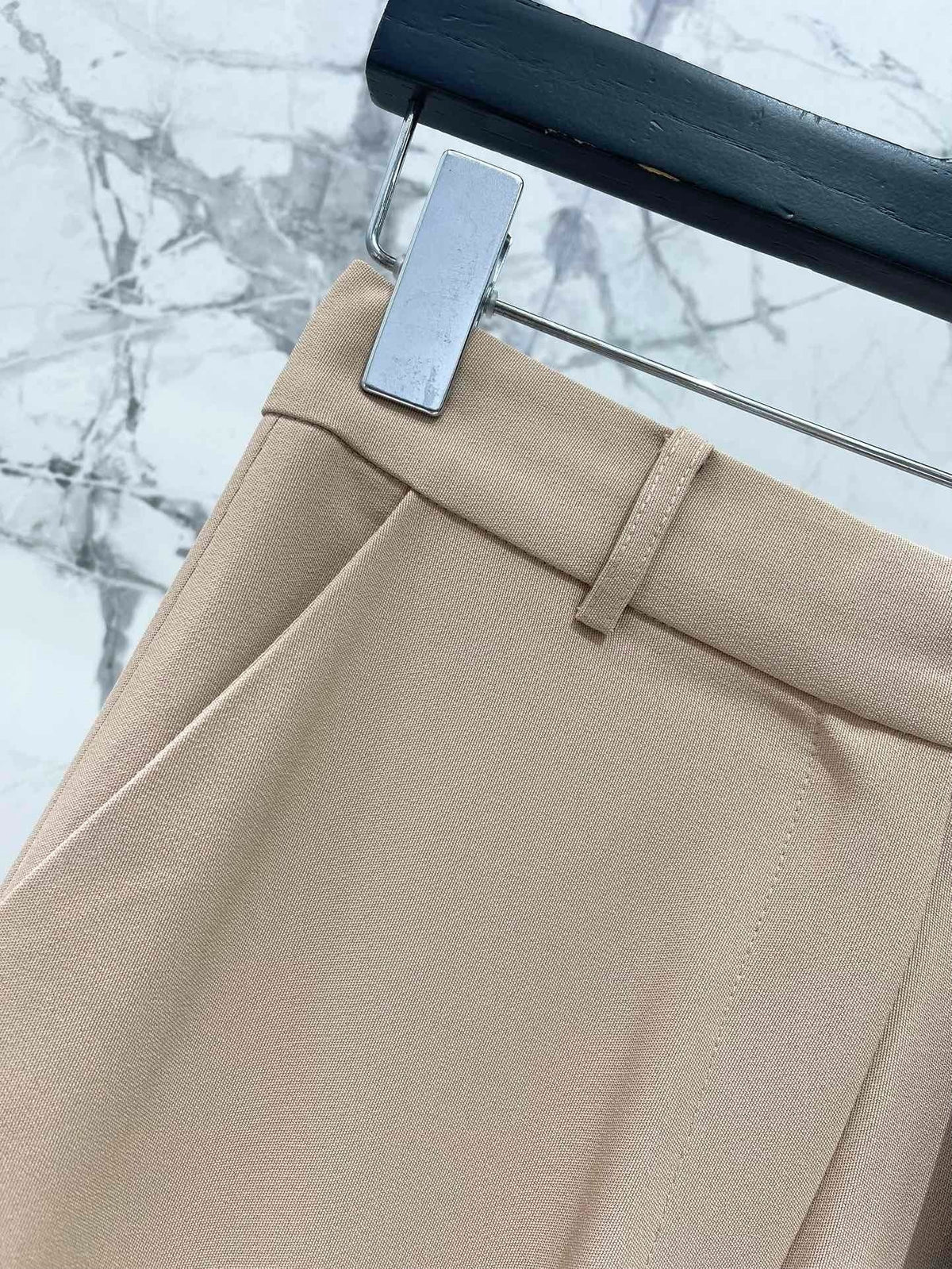 YSL 25S HIGH-WAISTED WIDE-LEG PANTS STYLE 176