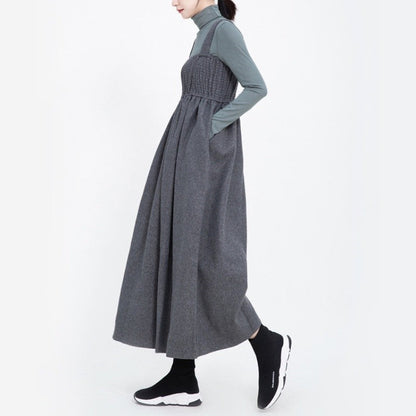 Cotton Polyester Wide Leg Suspenders Overalls Pants