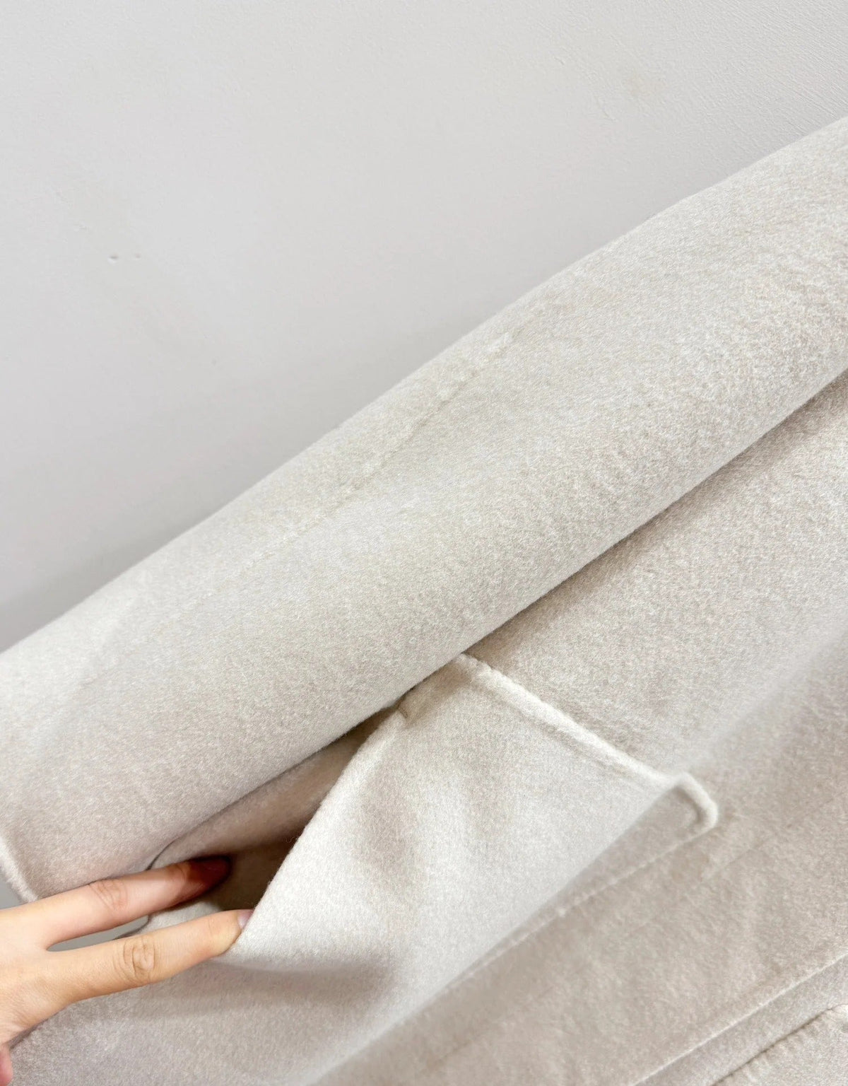 HERMES 25S LONG CASHMERE COAT 154