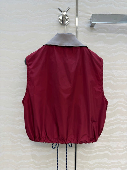 Miu 26s Vest Red Polyamide 346212