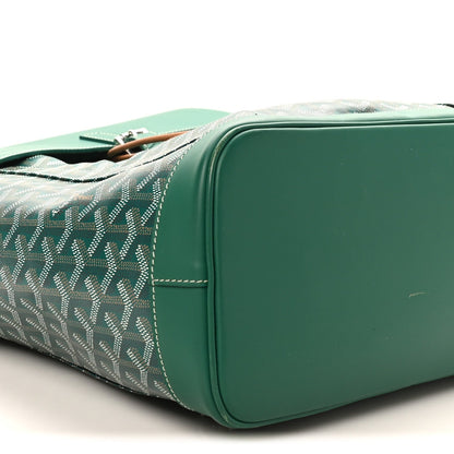 Goyardine Calfskin Alpin MM Backpack Green