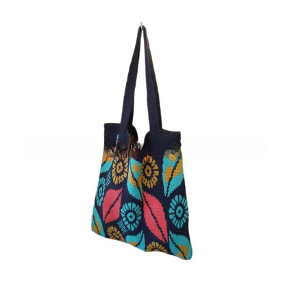 Crochet Tote Bag Casual Love Knit Bag