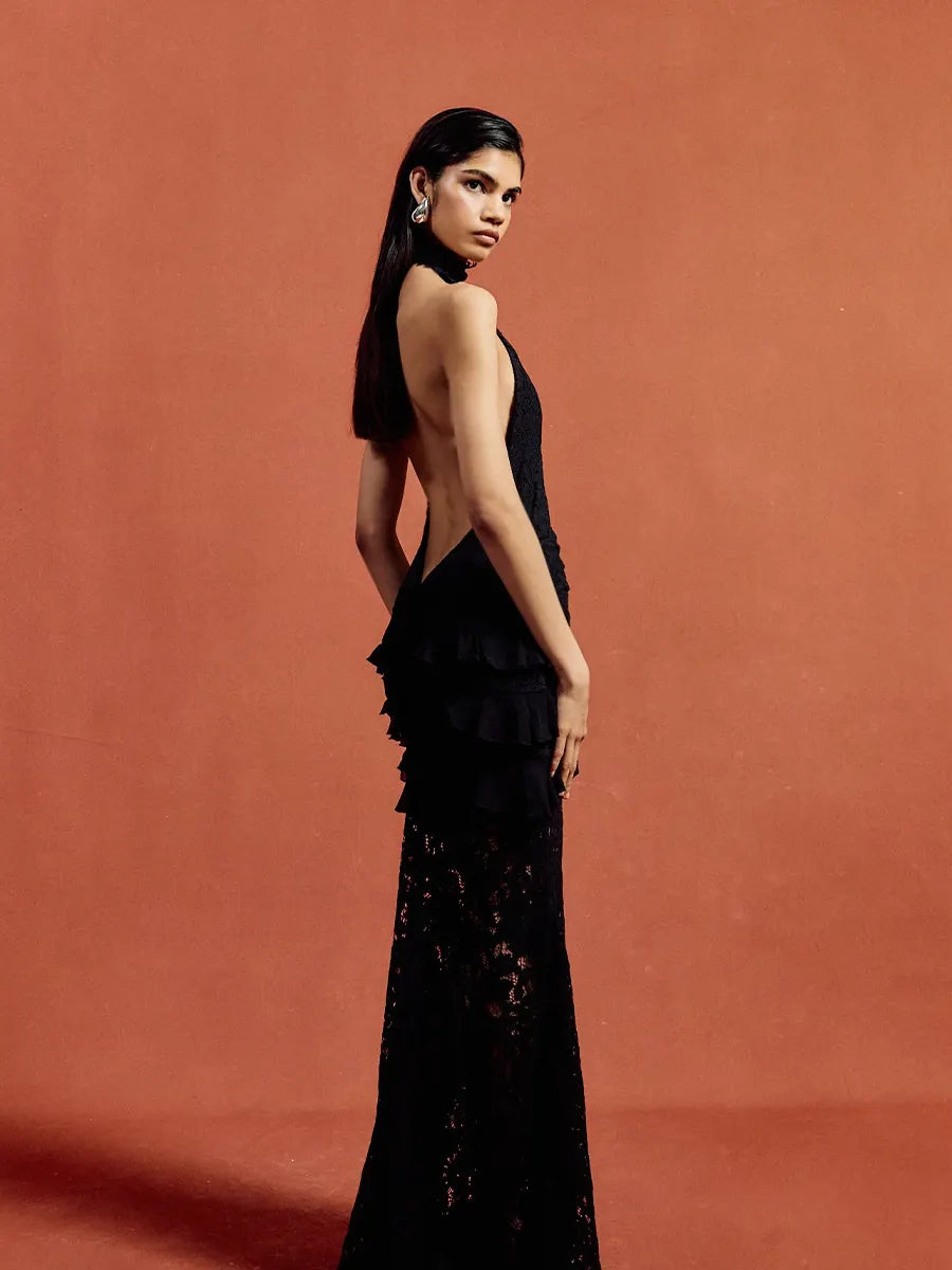 Anabella Maxi Dress In Black