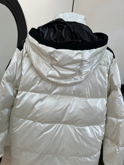 CHANEL SKI DOWN JACKET WHITE IN NYLON 841064
