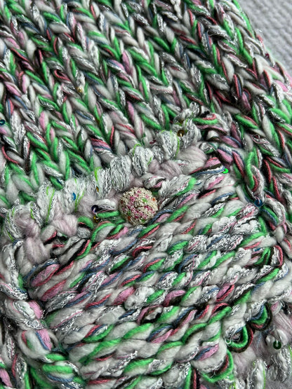 Chanel 2025 Vest Green Wool Cotton 318430