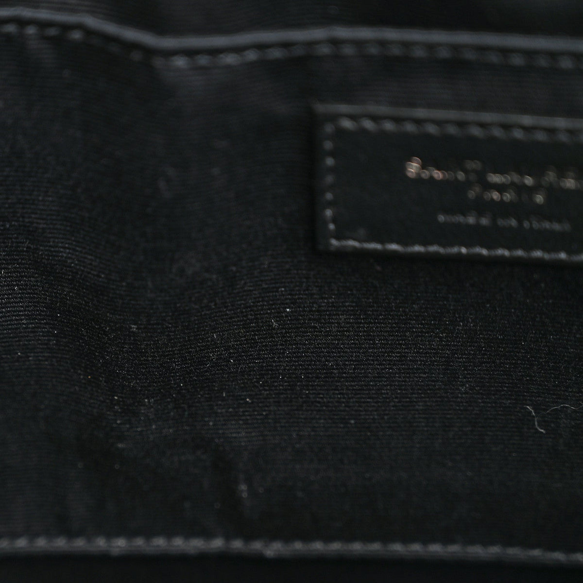 Calfskin Matelasse Monogram Lou Camera Bag Black