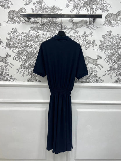 MIU POLO DRESS NAVY BLUE 274598