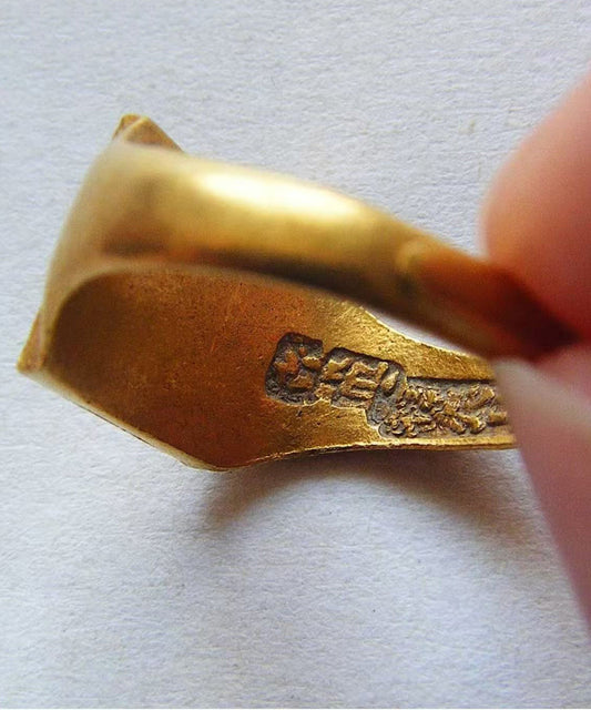 Women Gold Sterling Silver Overgild Rings