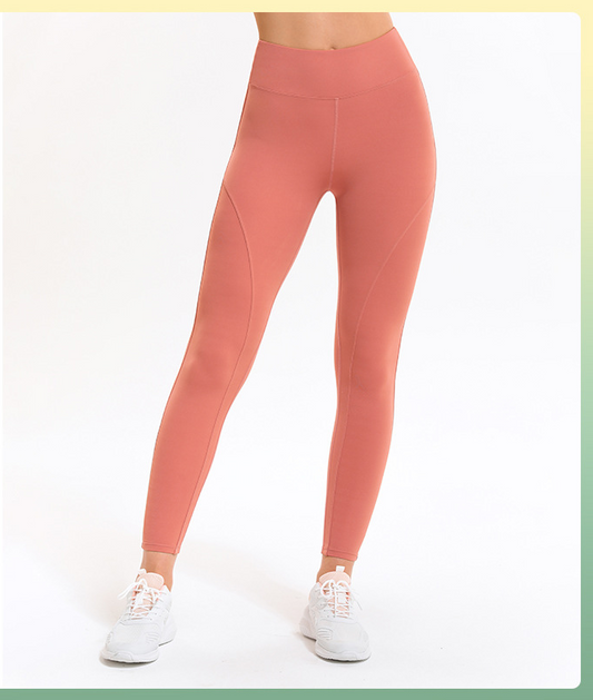 Fitness Pants Women'S Tight-Fitting High-Waisted Abdomen Running Sports Stretch Breathable Sexy Yoga Pants