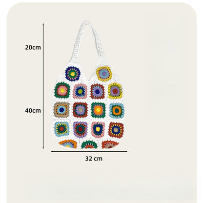 Crochet Granny Square Bag Grandma Bag