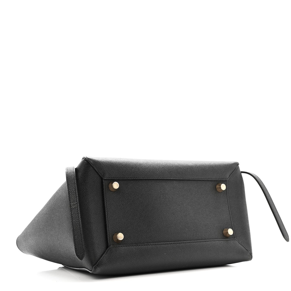 Grained Calfskin Mini Belt Bag Black