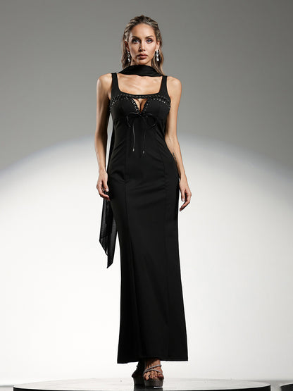 Eleanora Sleeveless Bandage Maxi Dress