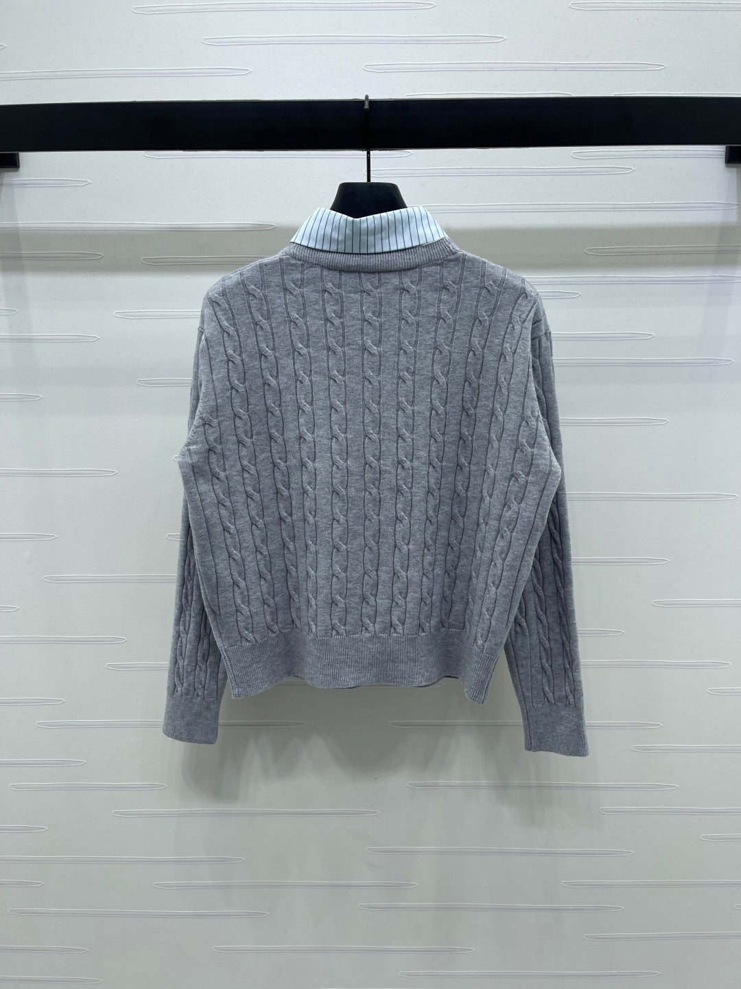 Miu Miu 25 Long Sleeve Knitted Sweater Wool 295626