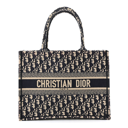 Oblique Medium Book Tote Blue Multicolor