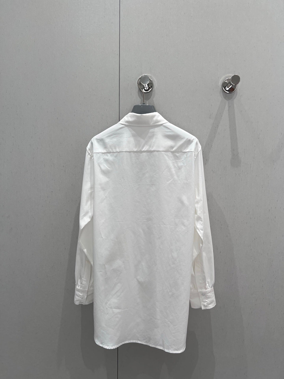 Prada 25 Long-sleeved Shirt White Cotton 218025