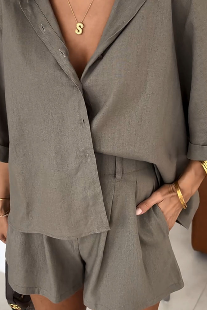 Daily Work and Casual Two-piece Set