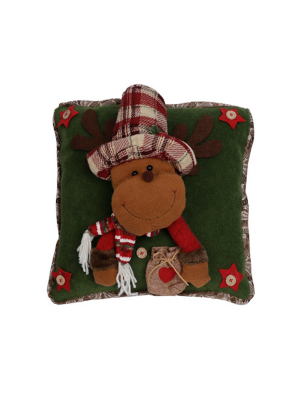 Xris - Christmas Character Fabric Pillow Covers - Festive Vibe