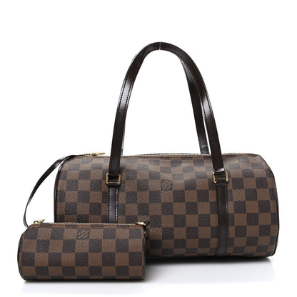 Damier Ebene Papillon 30 With Companion