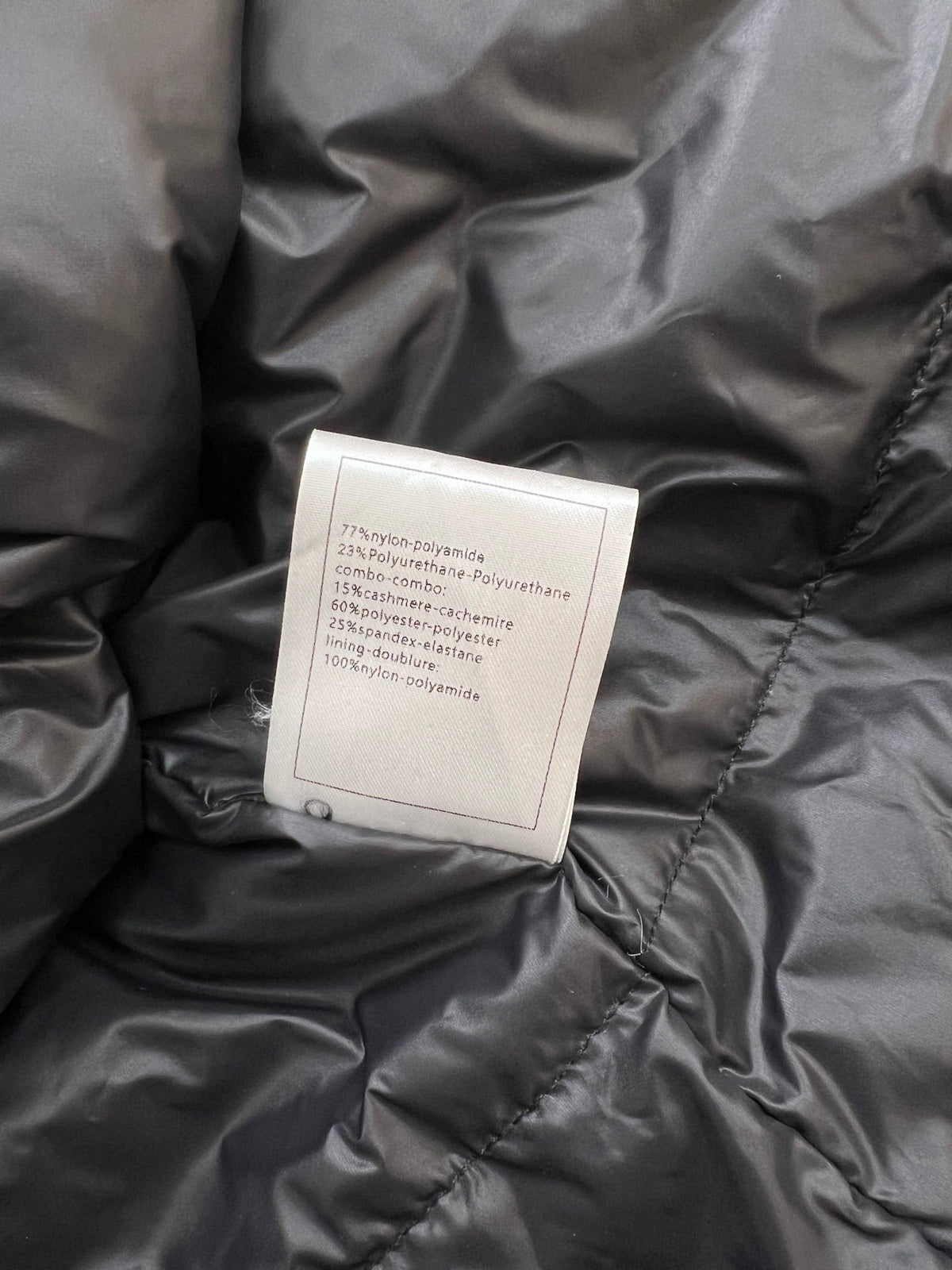 CHANEL SKI DOWN JACKET WHITE IN NYLON 841064