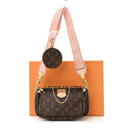 Monogram Multi Pochette Accessories Rose Clair