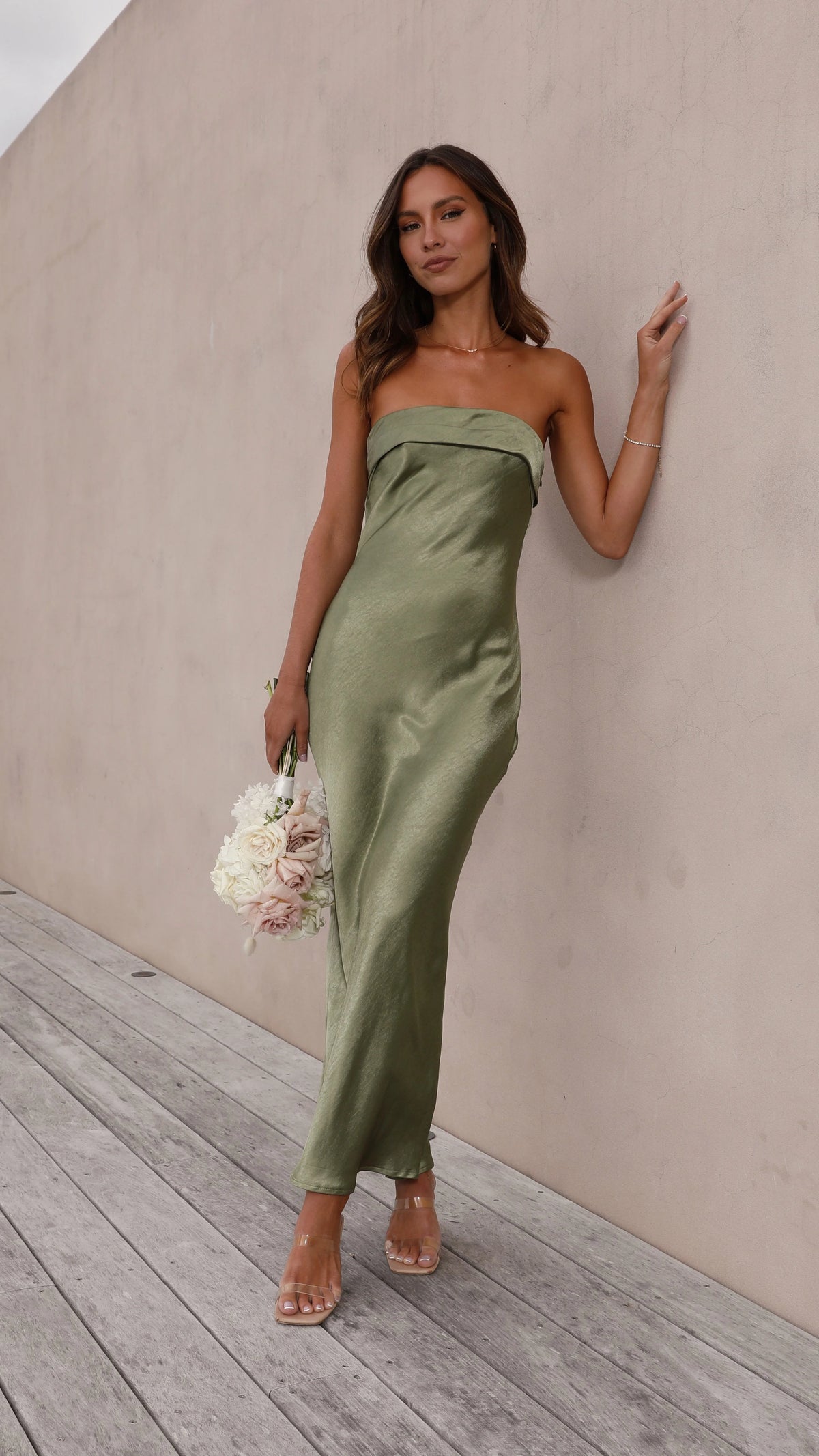 Gisele Maxi Dress - Olive