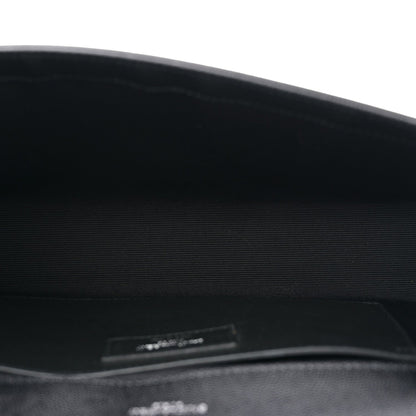 Grain De Poudre Medium Classic Monogram Kate Satchel Black