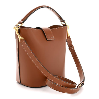 Smooth Calfskin Triomphe Small Louise Bag Tan
