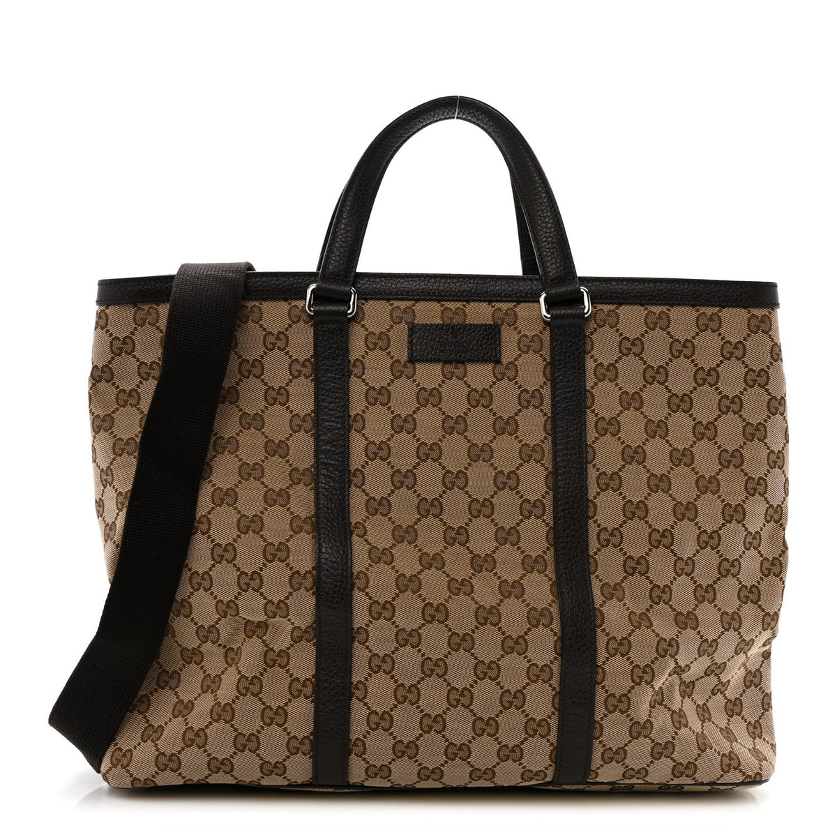 GG Monogram Large Joy Tote Bag Dark Brown