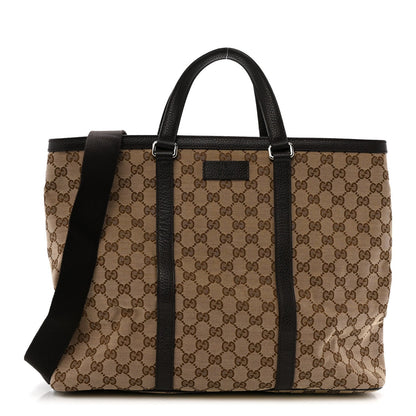 GG Monogram Large Joy Tote Bag Dark Brown