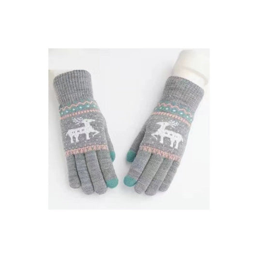 Kids Finger Touchscreen Knitted Gloves