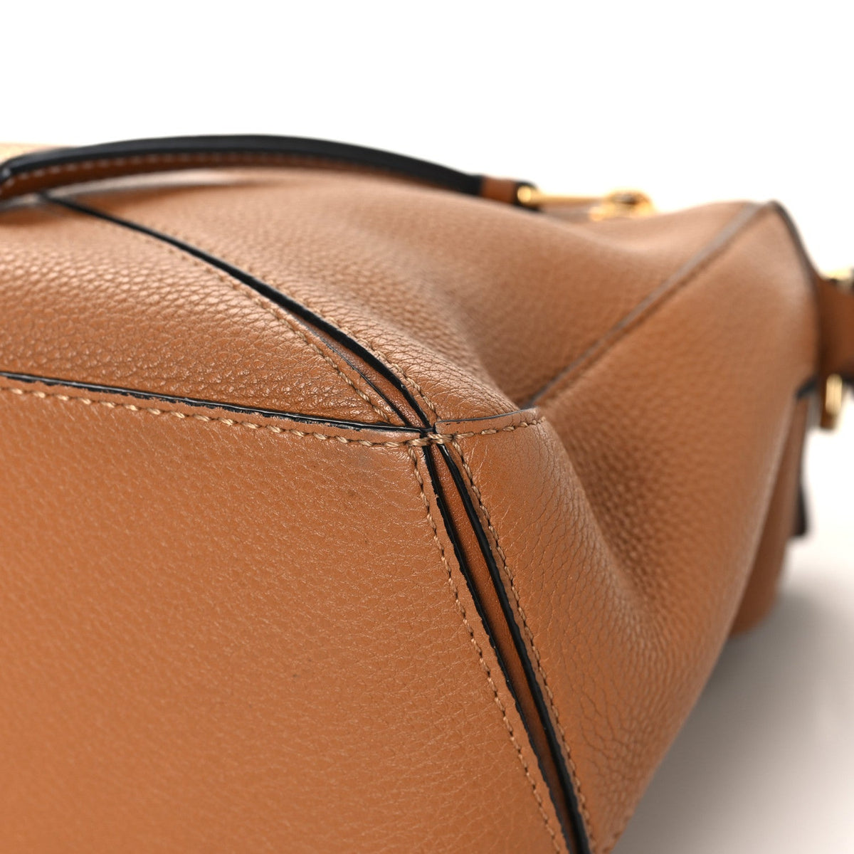 Calfskin Small Puzzle Bag Tan