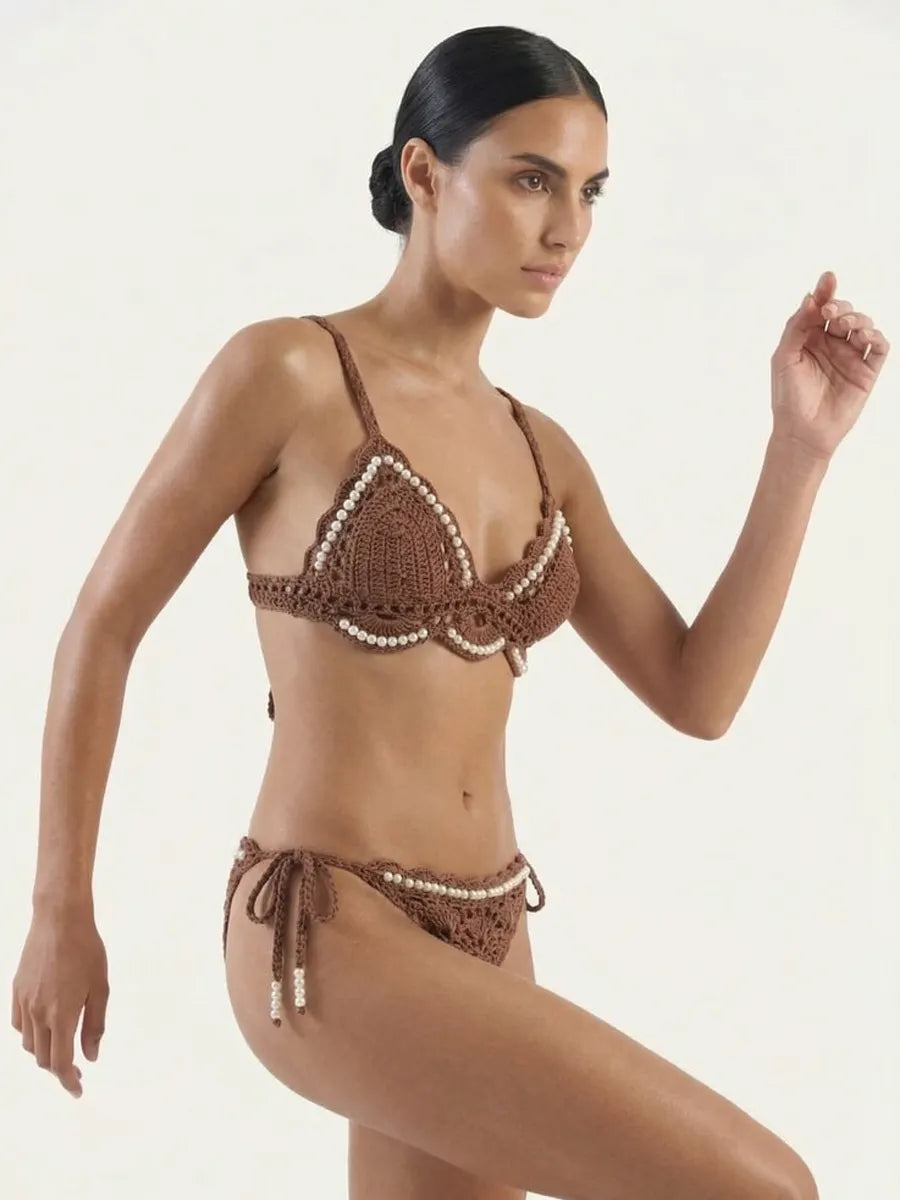 Ophelia Pearl Knit Bikini