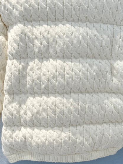 Moncler 25 Jacket Rope White Wool