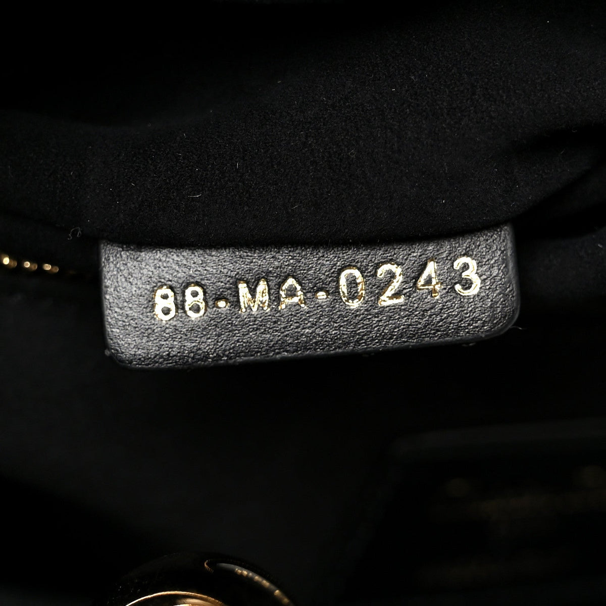 Lambskin Cannage Medium Lady Dior Black