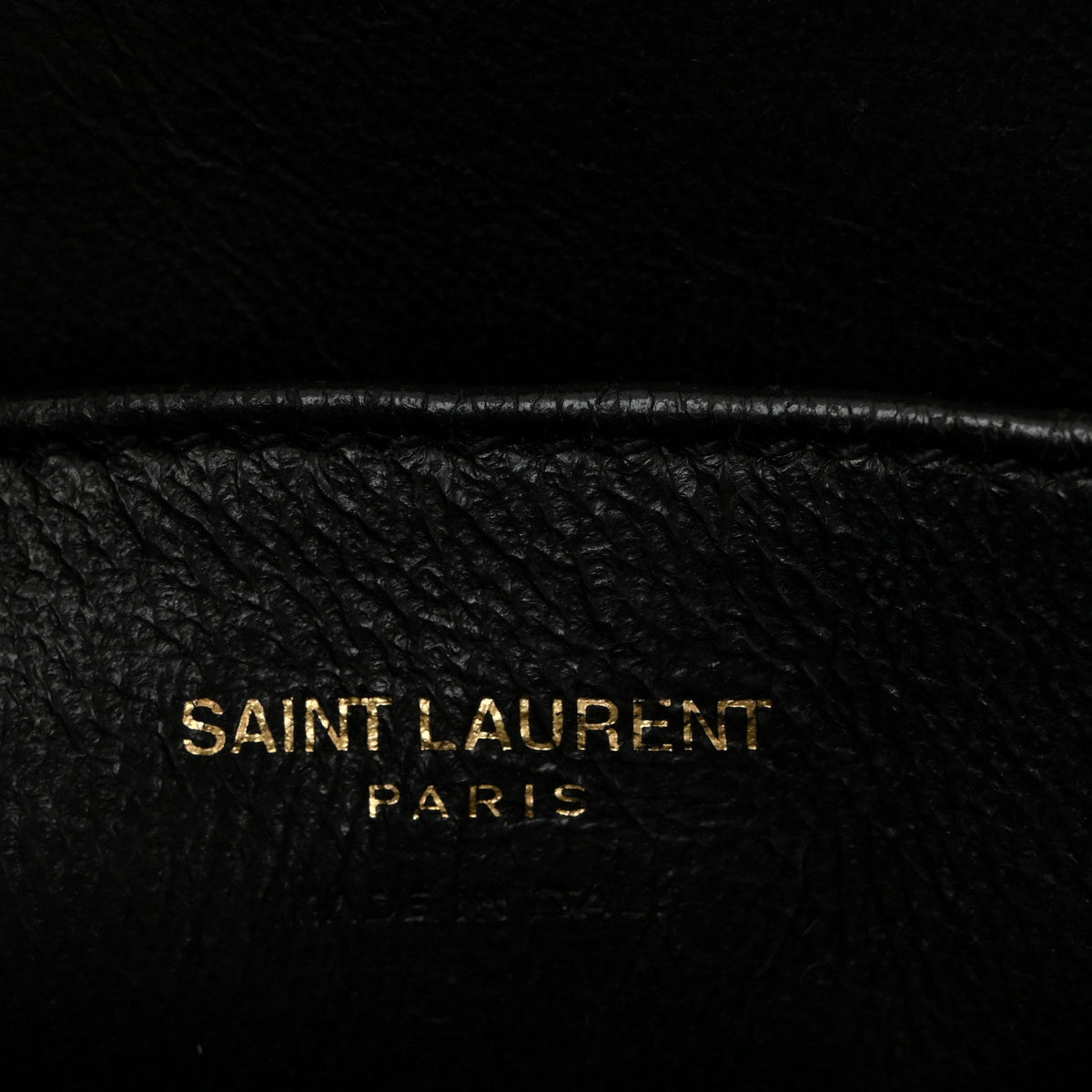 Calfskin Monogram Baby Cabas Black