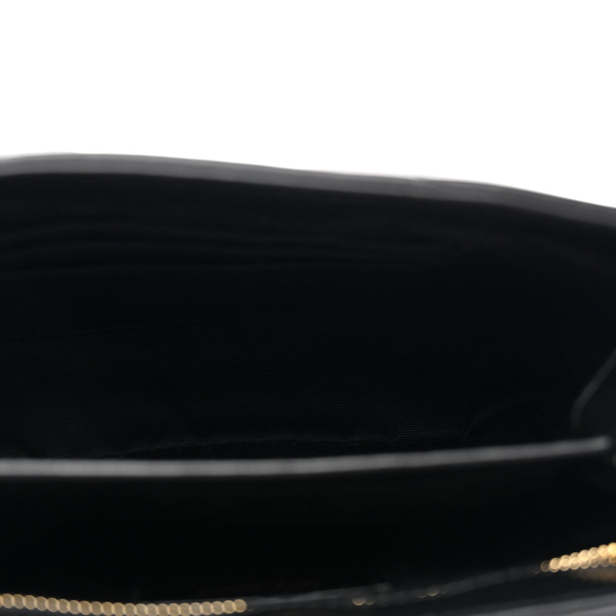 Calfskin Y Quilted Monogram Toy Loulou Crossbody Bag Black