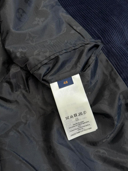 LV Corduroy V-neck Jacket 492789