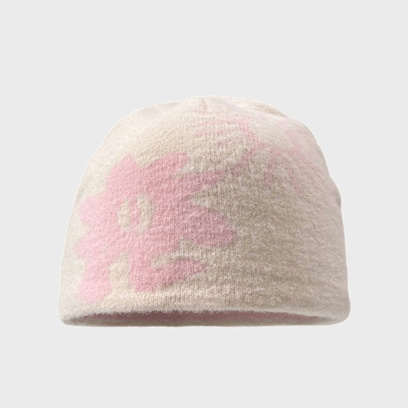 Winter Soft Jacquard Warm Knit Beanie Hat