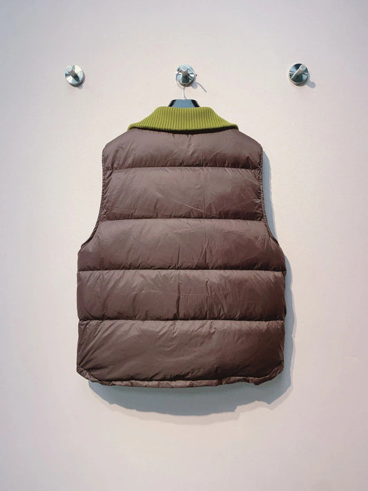 CELINE 25S UFFER VEST WITH KNIT COLLAR 0043